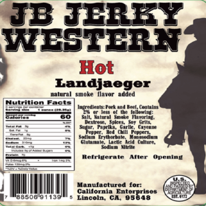 Western Hot Landjaeger